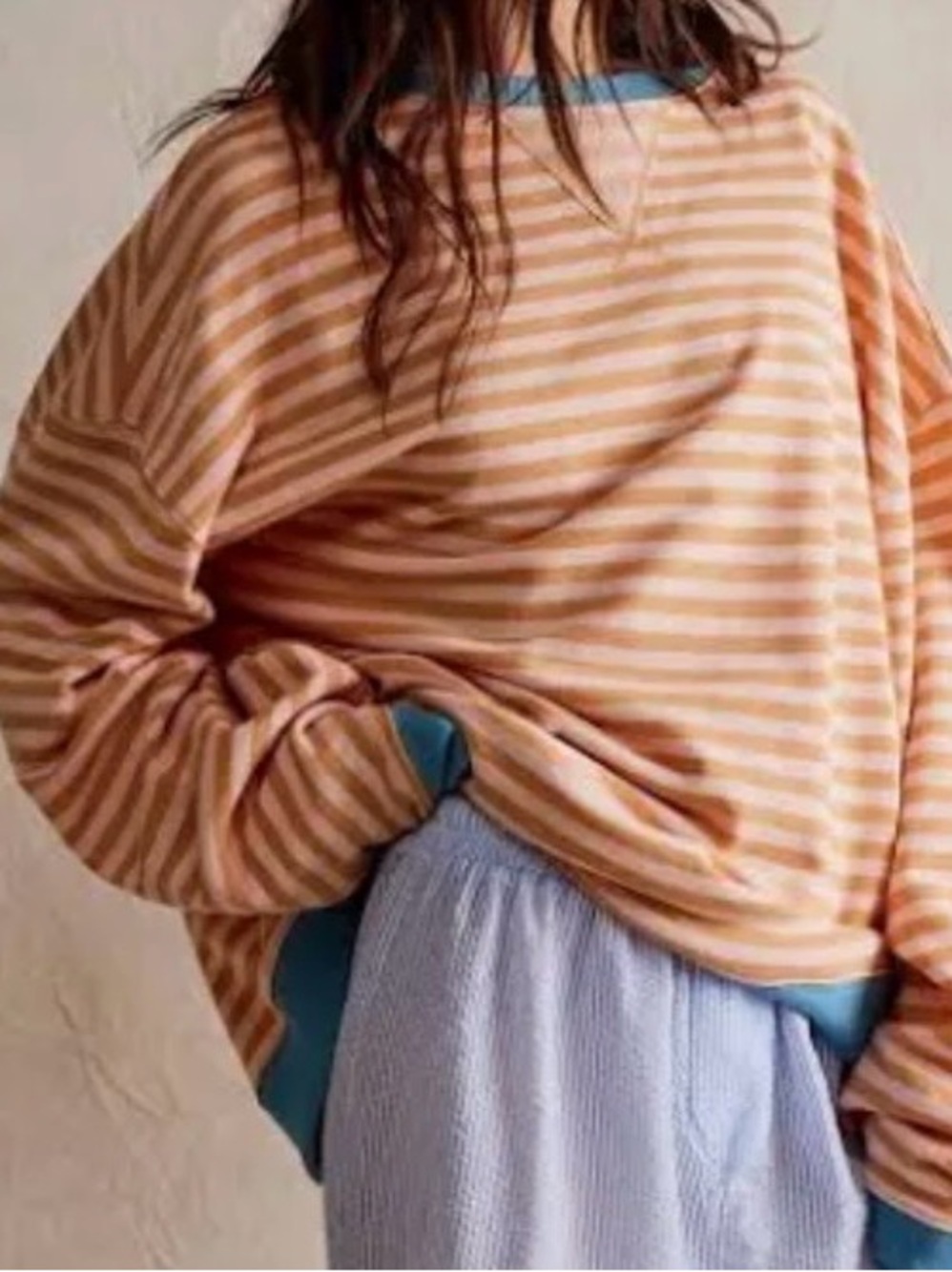 Free People We The Free Classic Striped Crew Size XL